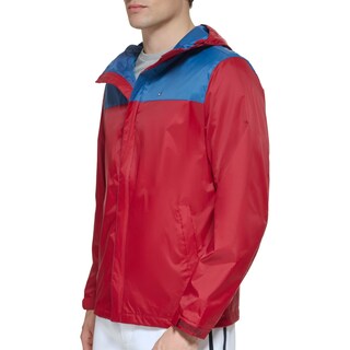 Foto 1 | Chaqueta Tommy Hilfiger Ligera Impermeable Roja para Hombre - Venta Internacional