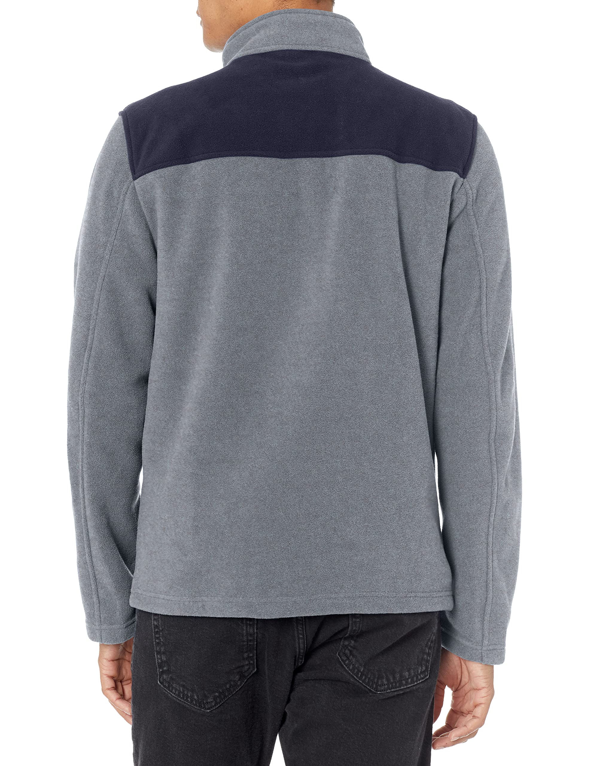 Foto 3 pulgar | Chaqueta Tommy Hilfiger, Clásica, Forro Polar Con Cremallera, Azul Marino Y Gris - Venta Internacional.
