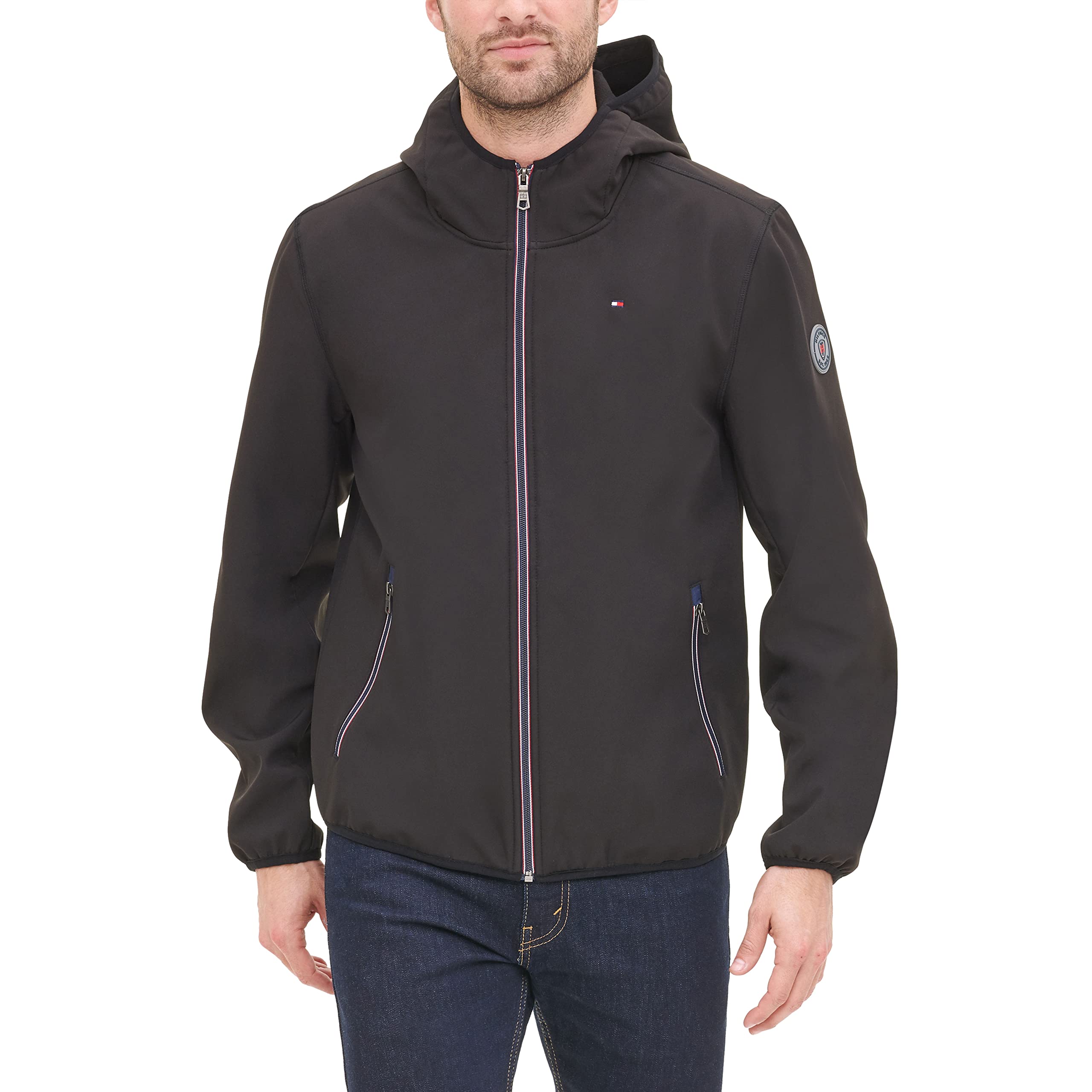 Chaqueta Tommy Hilfiger Con Capucha Performance Soft Shell Para Hombre - Venta Internacional.