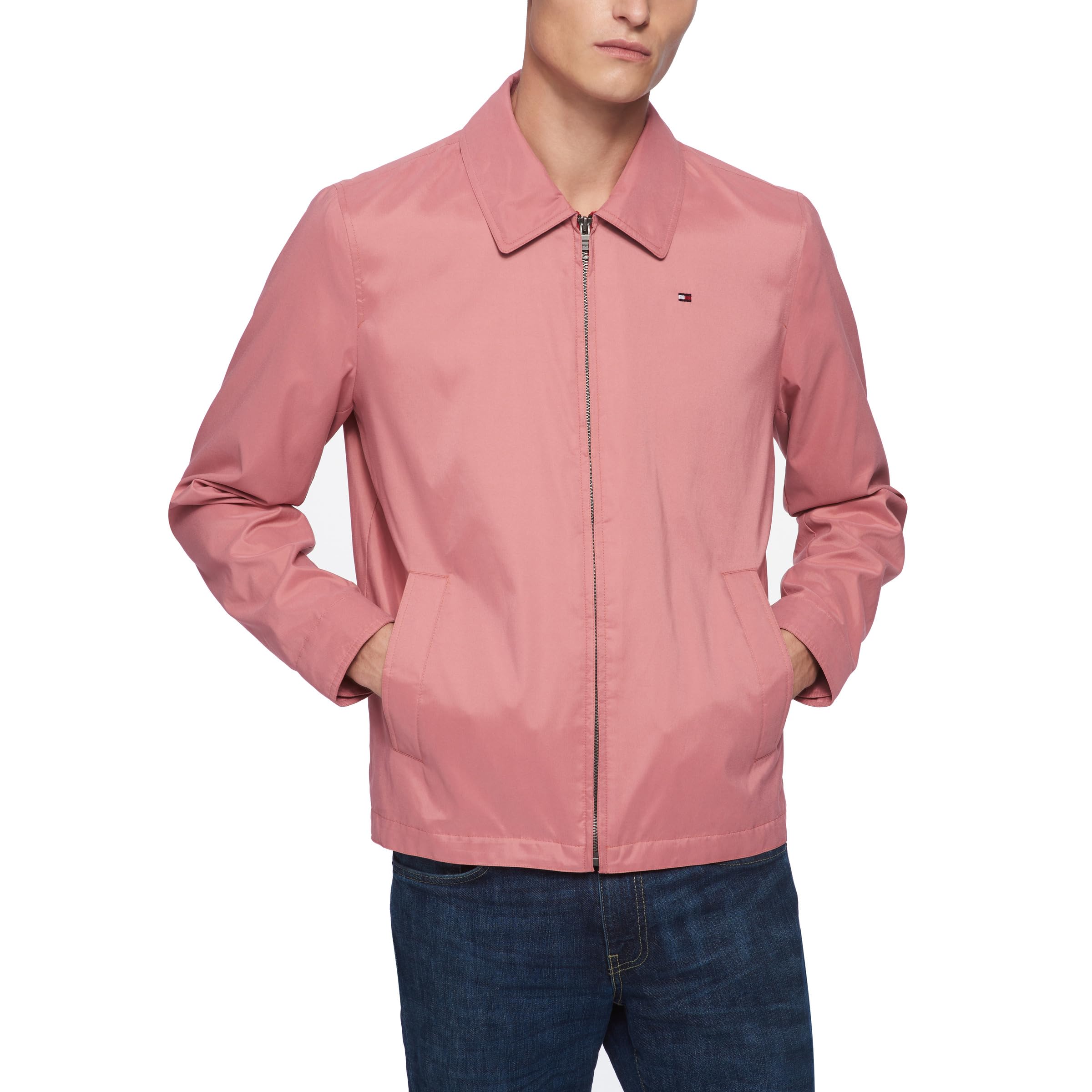 Foto 4 pulgar | Chaqueta Tommy Hilfiger Ligera De Microsarga Para Golf, Color Rojo, Xs, Para Hombre - Venta Internacional.