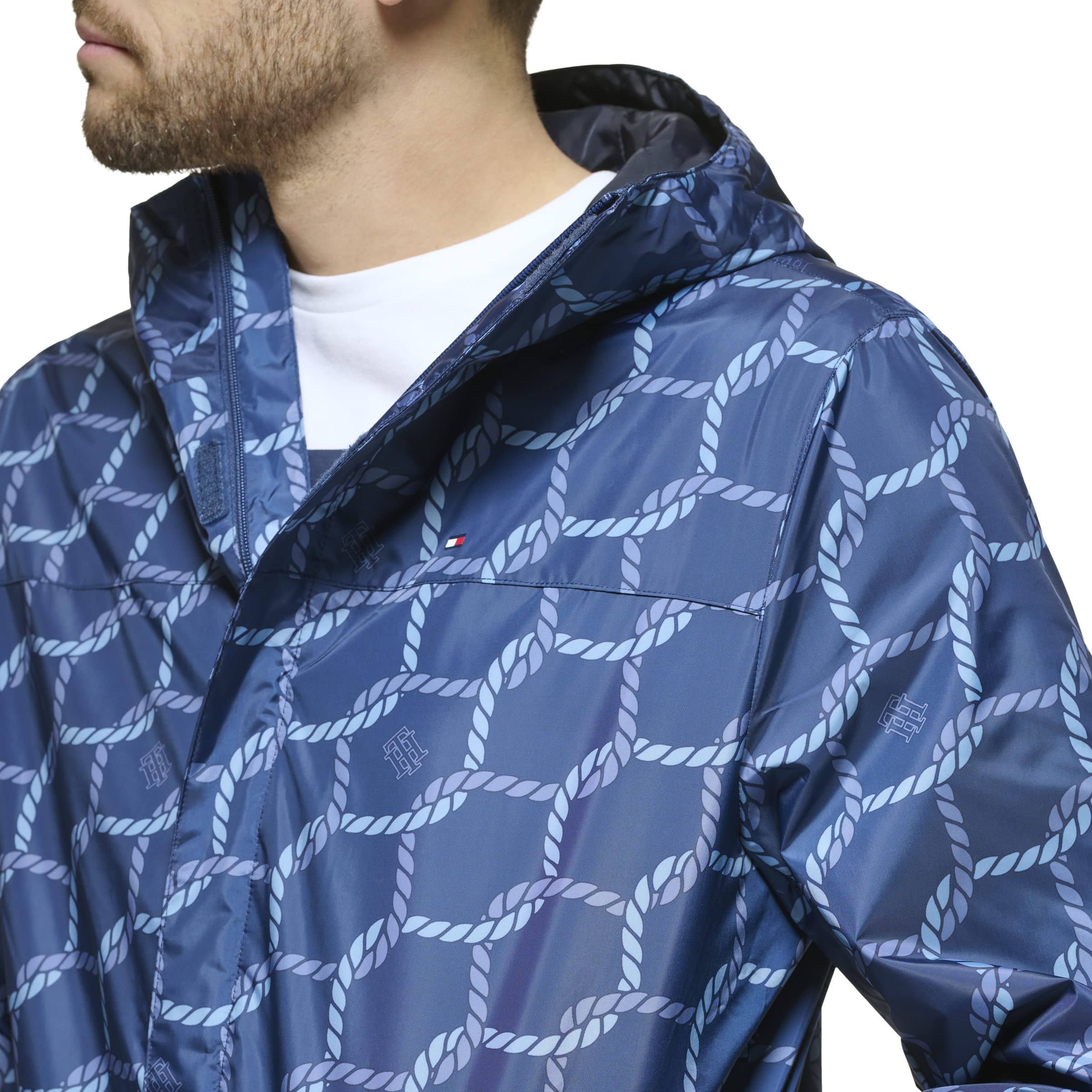 Foto 3 pulgar | Chaqueta Tommy Hilfiger Ligera Impermeable para Hombre - Venta Internacional
