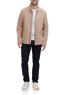 Foto 3 | Chaqueta Tommy Hilfiger Clásica Con Cremallera Frontal, Forro Polar, Color Canela - Venta Internacional.