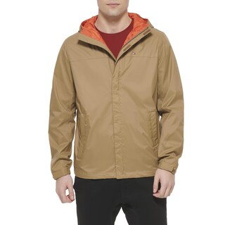Foto 1 | Chaqueta Tommy Hilfiger Ligera Caqui para Hombre- Venta Internacional