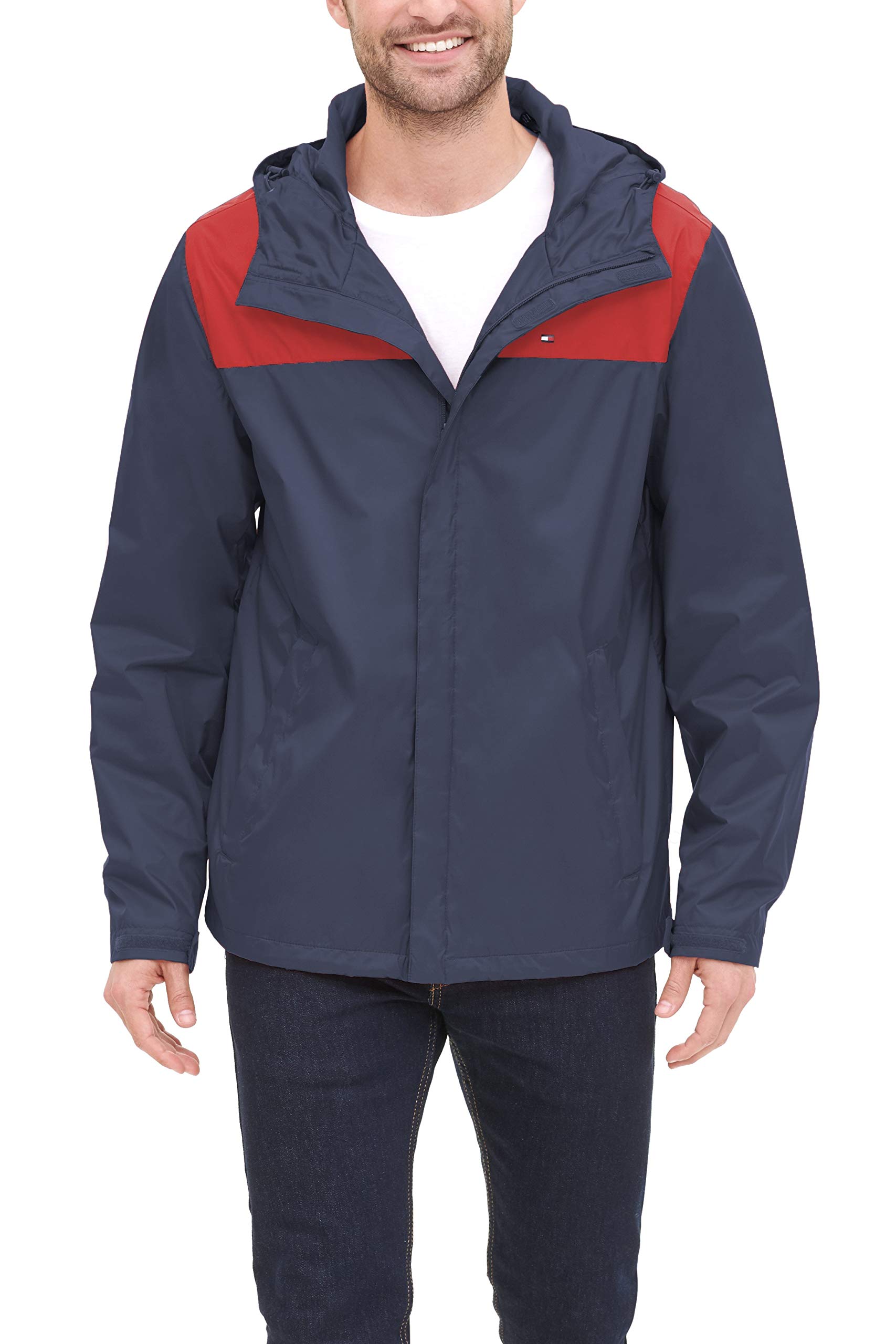 Foto 2 pulgar | Chaqueta Tommy Hilfiger Azul Marino Ligera Impermeable para Hombre - Venta Internacional
