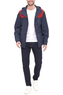 Foto 3 | Chaqueta Tommy Hilfiger Azul Marino Ligera Impermeable para Hombre - Venta Internacional