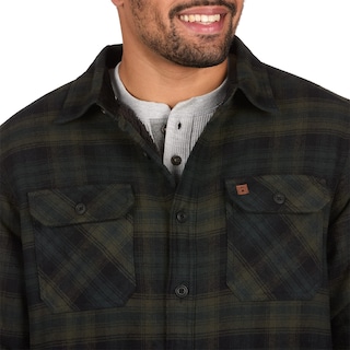 Foto 4 | Camisa Coleman Franela Oliva para Hombre - Venta Internacional