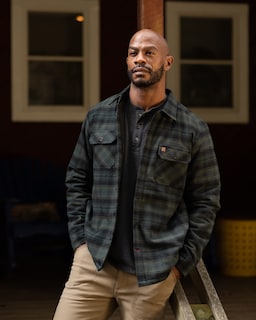 Foto 5 | Camisa Coleman Franela Oliva para Hombre - Venta Internacional