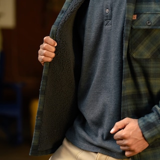 Foto 6 | Camisa Coleman Franela Oliva para Hombre - Venta Internacional