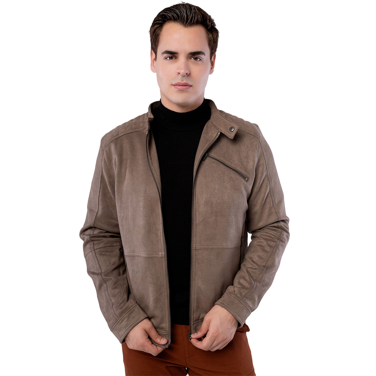 Foto 2 pulgar | Generra | Chamarra Casual De Cuello Alto Para Hombre
