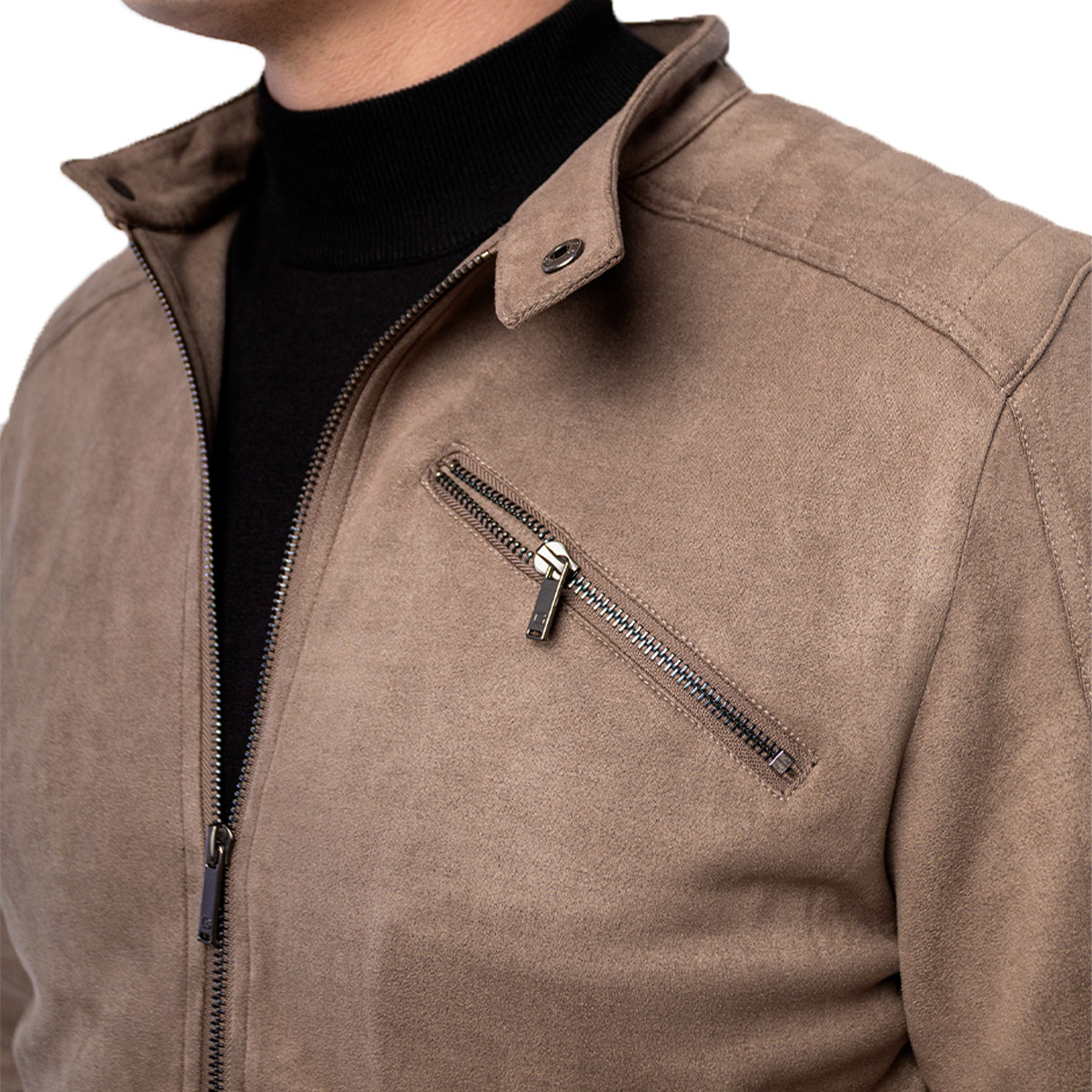 Foto 5 pulgar | Generra | Chamarra Casual De Cuello Alto Para Hombre