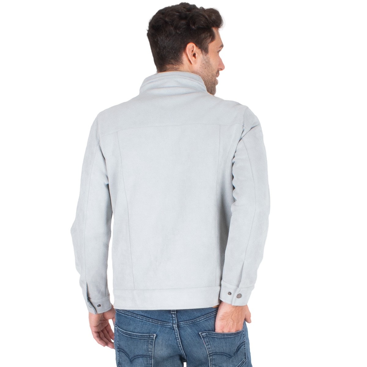 Foto 3 pulgar | Generra | Chamarra Casual Ligera Con Botones Para Hombre