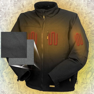 Foto 2 | Chaqueta Soft Shell Ligera Y Calefactada, Kit Dewalt - Venta Internacional.