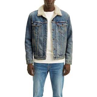 Foto 1 | Chaqueta Levi's Sherpa Trucker Denim Para Hombre, Talla L - Venta Internacional.