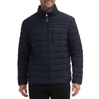 Foto 1 | Chaqueta Calvin Klein Para Hombre, Clásica, Plegable, De Plumón, Azul Marino, Talla M - Venta Internacional.