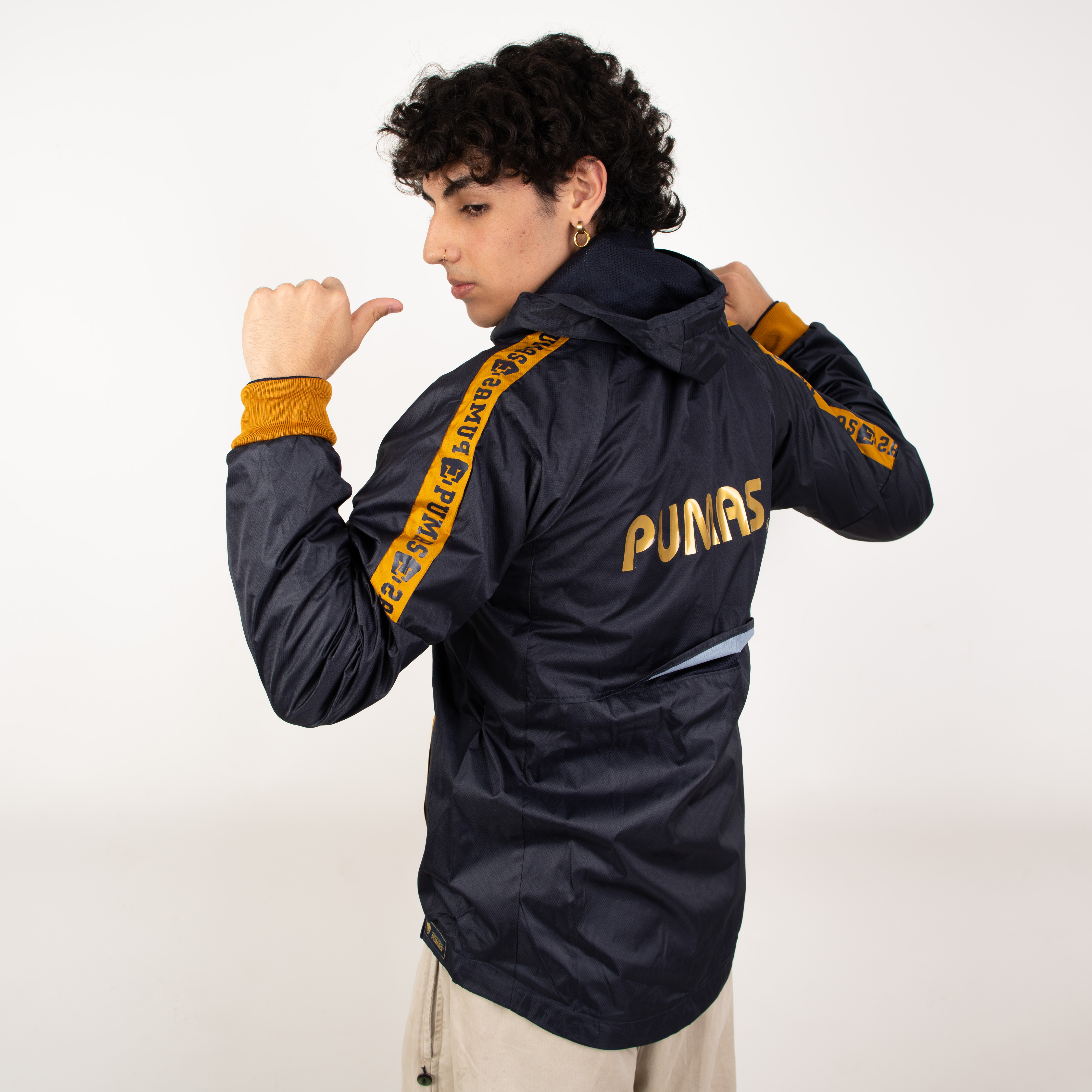 Foto 5 pulgar | Rompevientos,  Garra Azul -  Azul Marino - Oficial Pumas