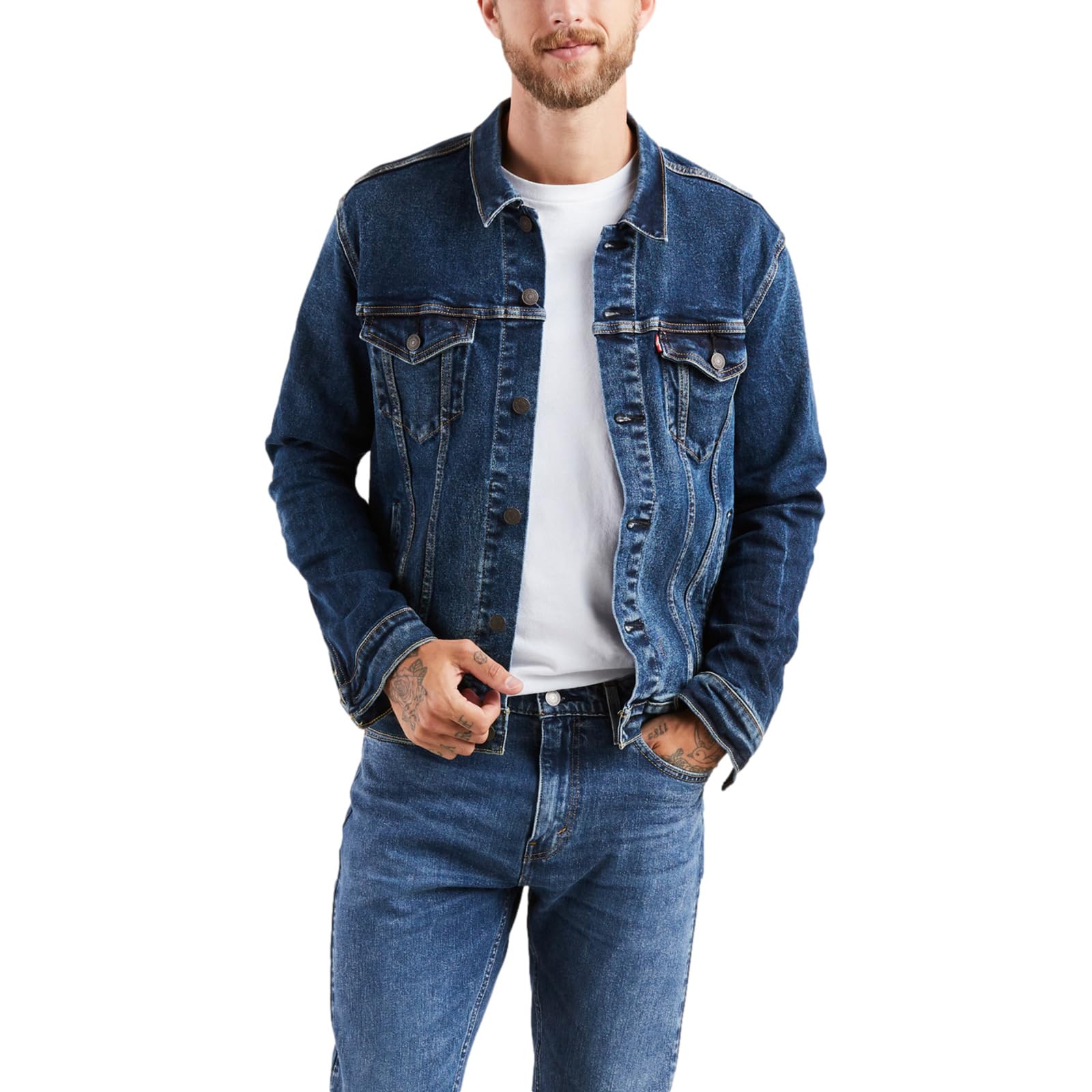 Foto 3 pulgar | Chaqueta Levi's Trucker Colusa/stretch Para Hombre Xxl - Venta Internacional.