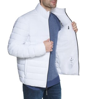 Foto 3 | Chaqueta Calvin Klein Classic Plegable De Plumón Para Hombre, Color Blanco - Venta Internacional.