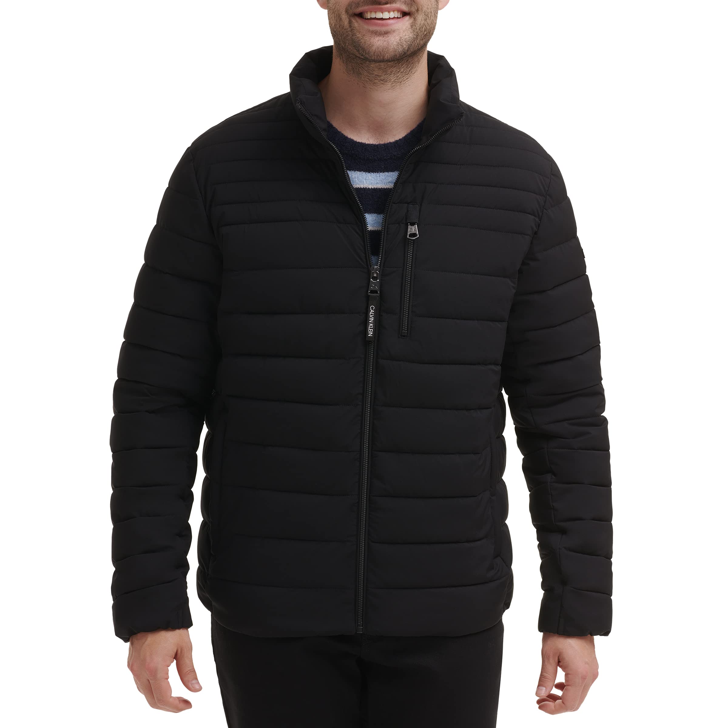 Foto 2 pulgar | Chaqueta Calvin Klein Classic Plegable De Plumón Para Hombre, Color Negro - Venta Internacional.