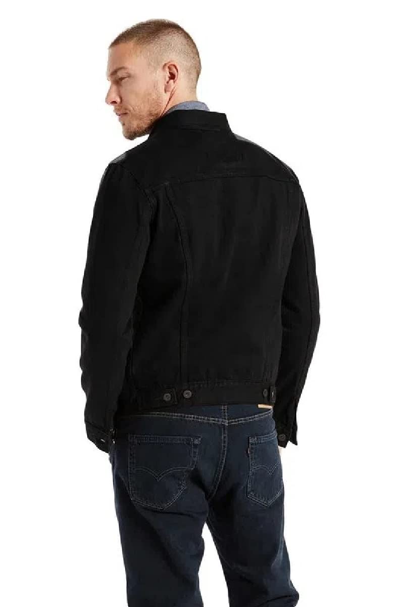 Foto 3 pulgar | Chaqueta Levi's Trucker Larimar/negro/stretch Para Hombre, Talla Xl - Venta Internacional.