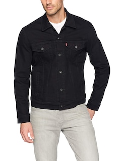 Foto 1 | Chaqueta Levi's Trucker Larimar/negro/stretch Para Hombre, Talla L - Venta Internacional.