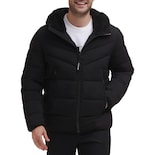 Abrigo De Invierno Calvin Klein Puffer Stretch Jacket Para Hombre Ebony M - Venta Internacional.