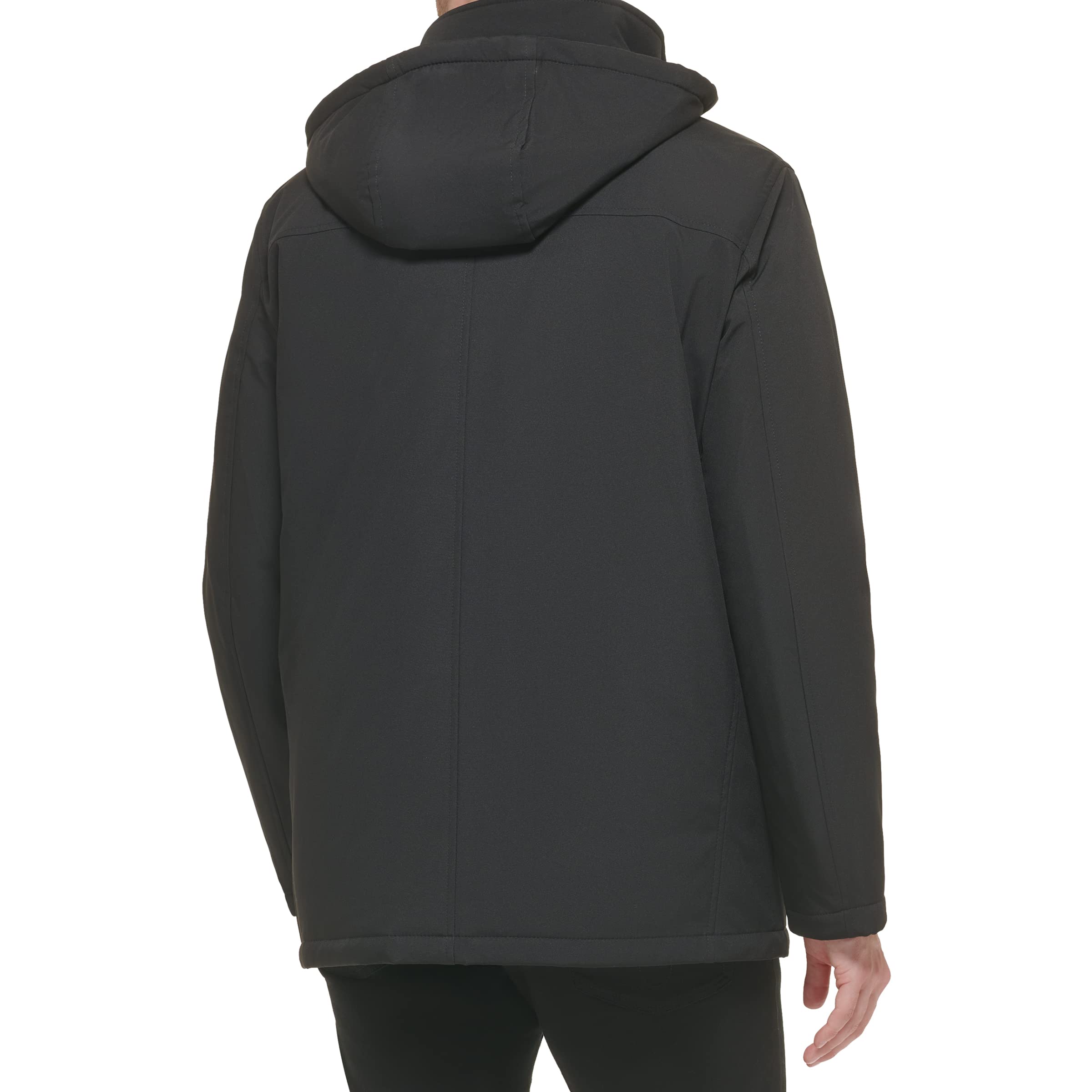 Foto 5 pulgar | Abrigo Calvin Klein Resistente Al Agua Y Al Viento Para Hombre Negro - Venta Internacional.