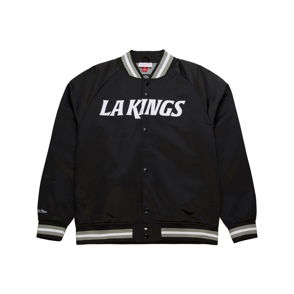 Foto 1 | Chamarra Mitchell & Ness Nhl Lightweight Satin Kings Hombre Negro