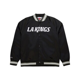 Foto 1 | Chamarra Mitchell & Ness Nhl Lightweight Satin Kings Hombre Negro