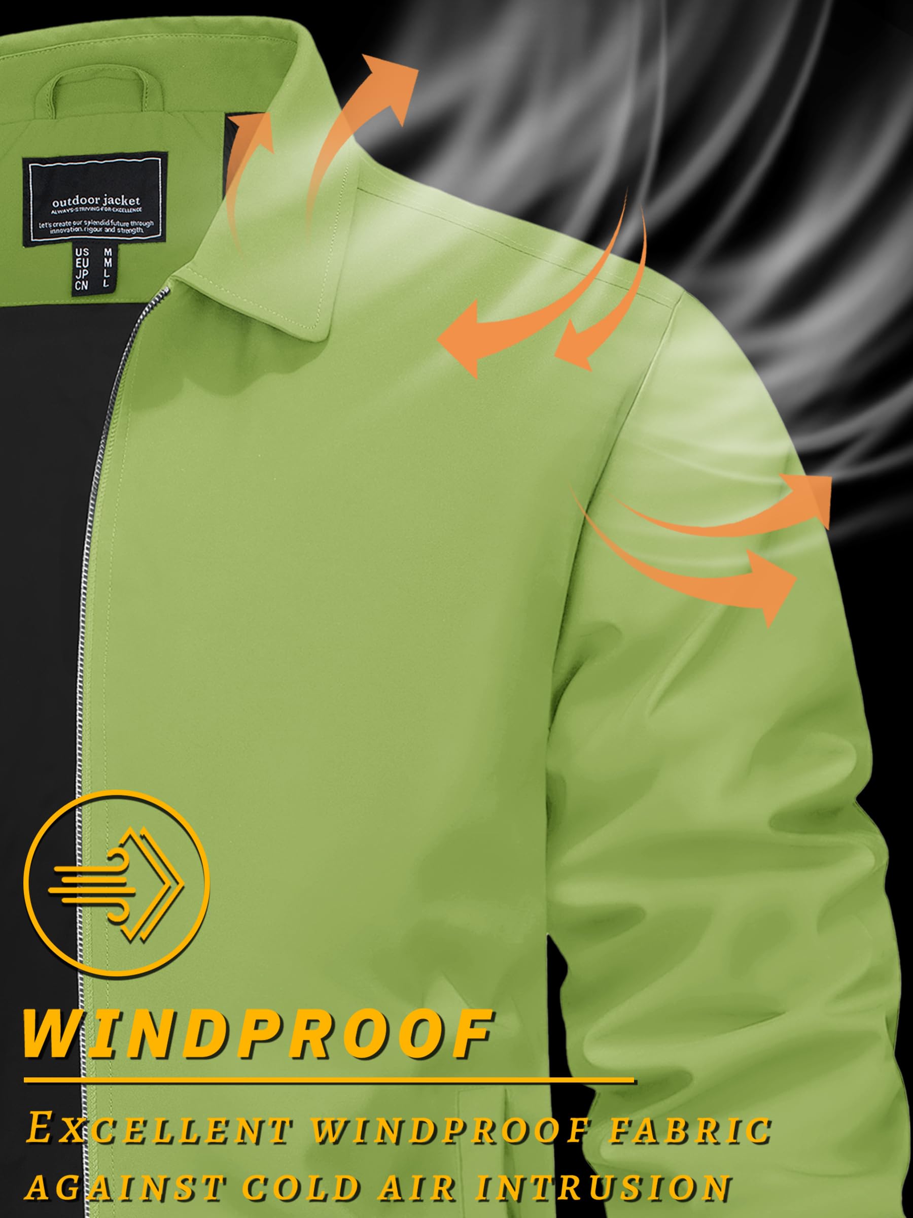 Foto 4 pulgar | Chaqueta Tacvasen Light Para Hombre Windbreaker Spring Olive Green - Venta Internacional.