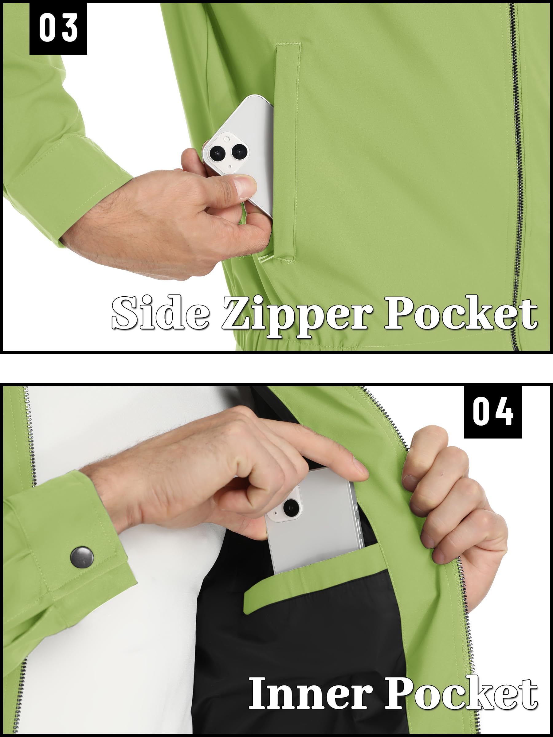 Foto 7 pulgar | Chaqueta Tacvasen Light Para Hombre Windbreaker Spring Olive Green - Venta Internacional.