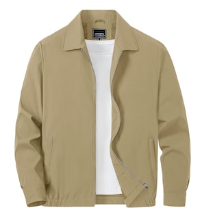 Foto 7 | Chaqueta Tacvasen Ligera A Prueba De Viento Para Hombre, Color Caqui - Venta Internacional.