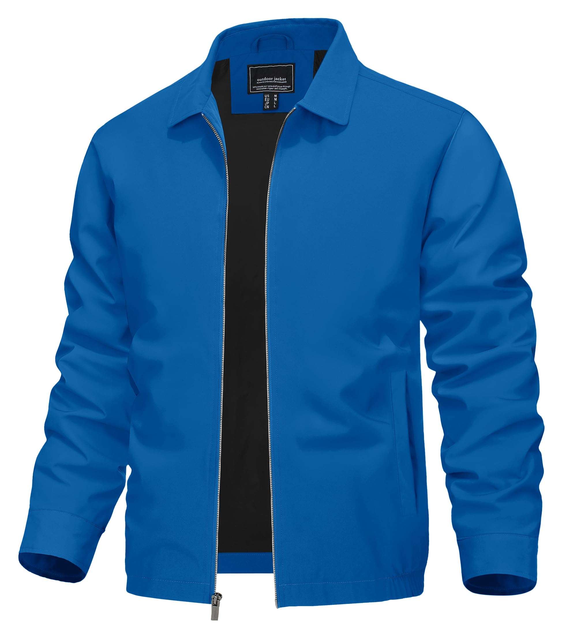 Foto 2 pulgar | Chaqueta Tacvasen Ligera A Prueba De Viento Para Hombre Azul Verde - Venta Internacional.