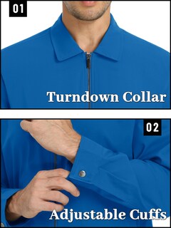 Foto 5 | Chaqueta Tacvasen Ligera A Prueba De Viento Para Hombre Azul Verde - Venta Internacional.