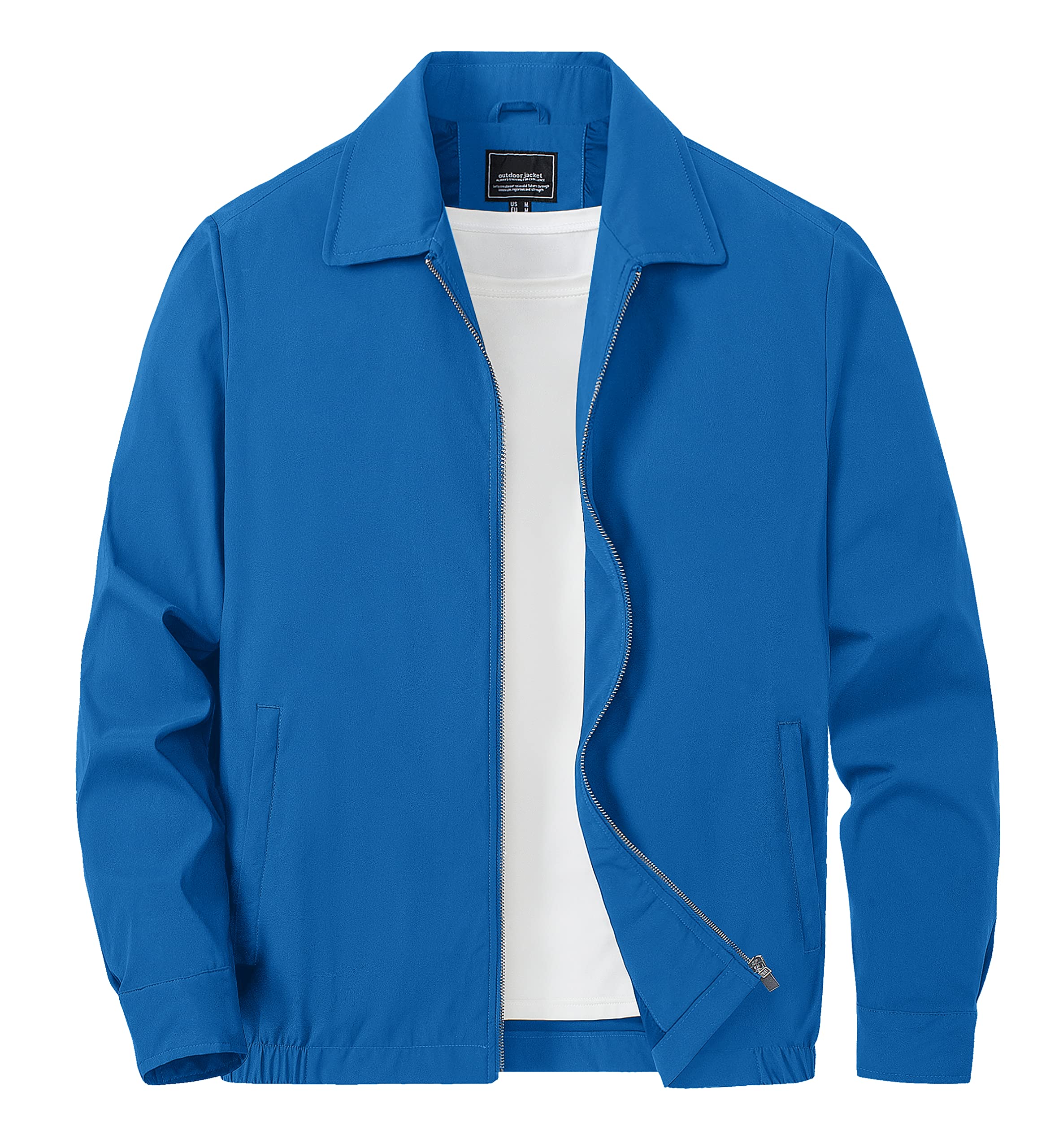 Foto 8 pulgar | Chaqueta Tacvasen Ligera A Prueba De Viento Para Hombre Azul Verde - Venta Internacional.