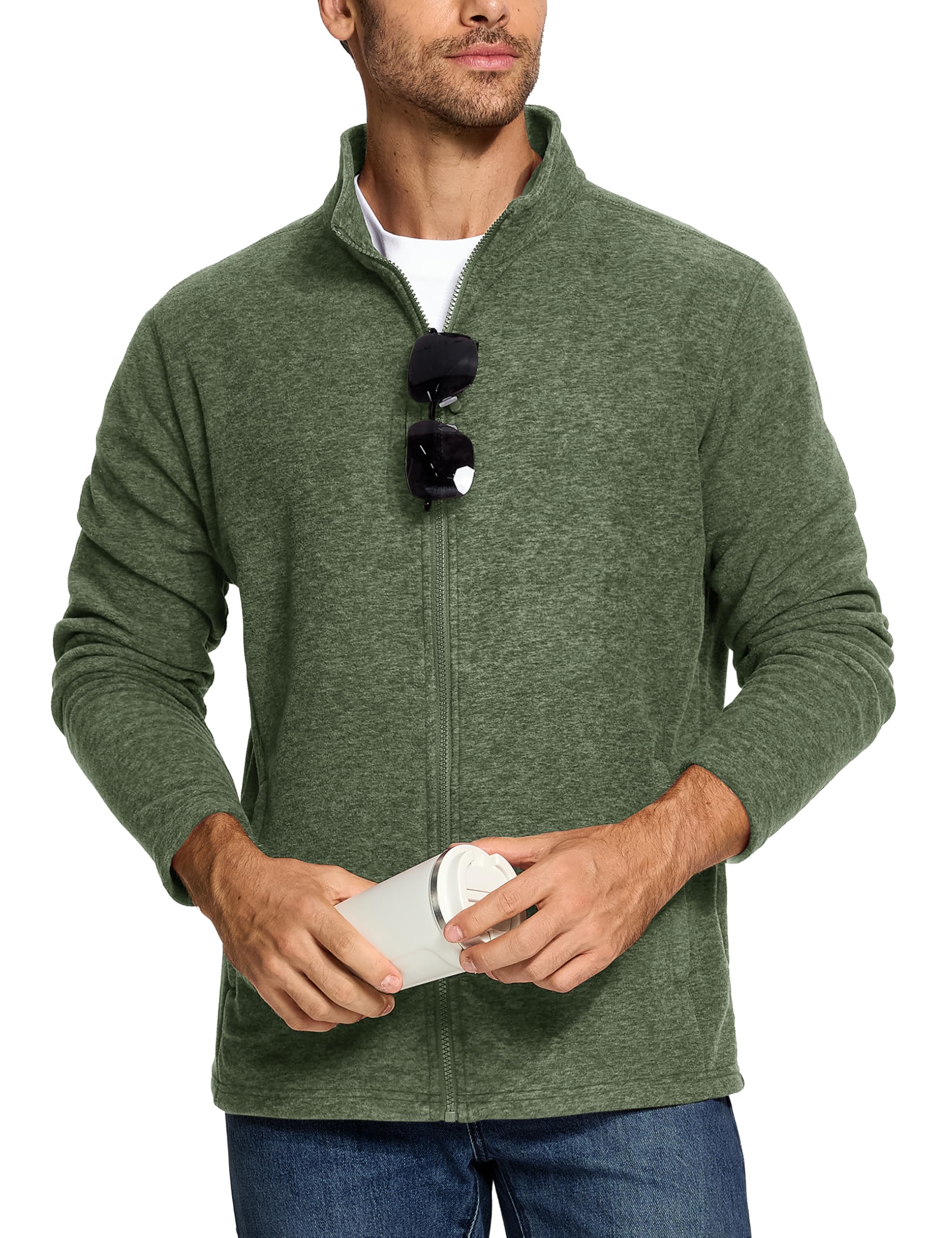 Foto 3 pulgar | Chaqueta Polar Tacvasen, Abrigo De Viaje Ligero Para Hombre, A-green L - Venta Internacional.