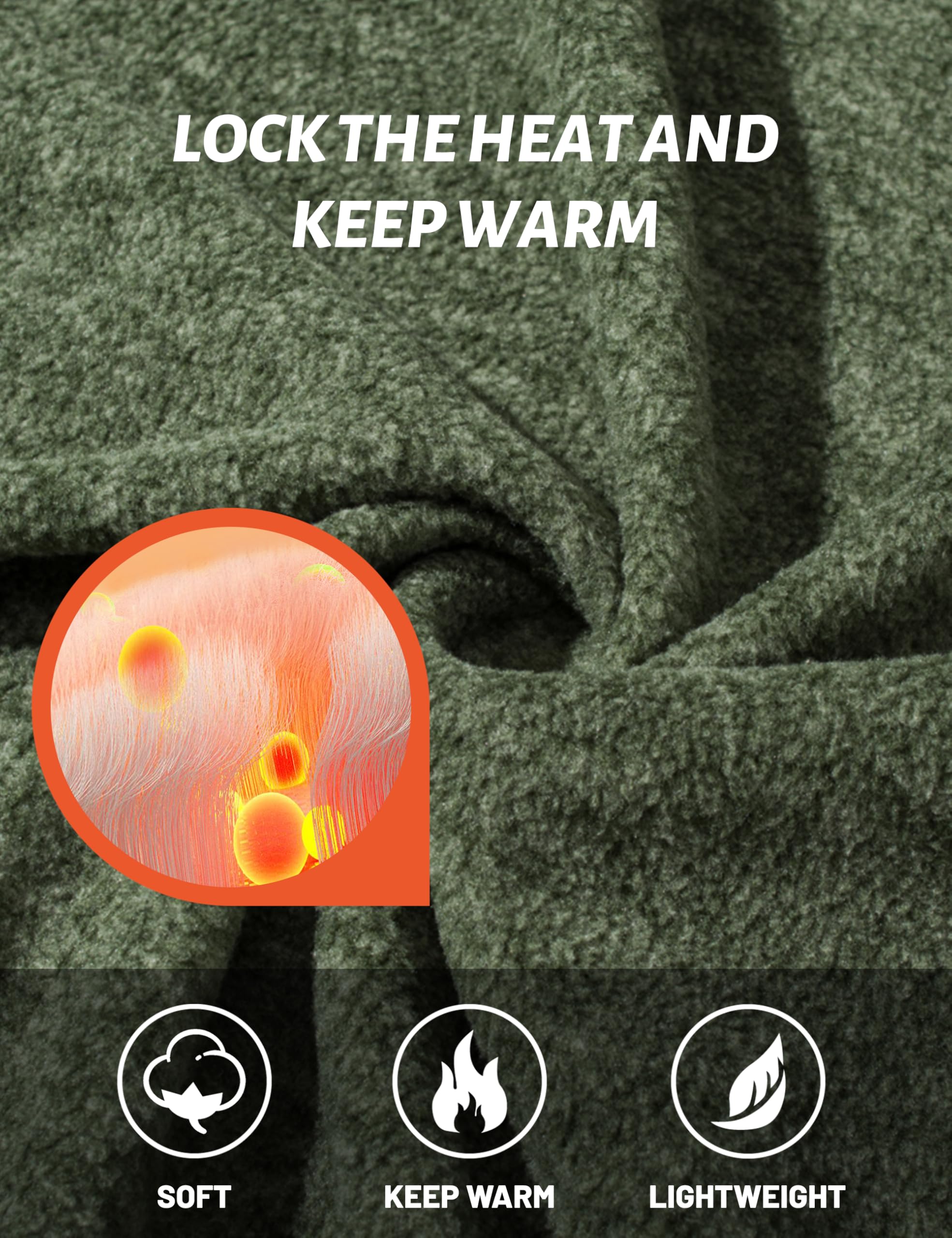 Foto 6 | Chaqueta Polar Tacvasen, Abrigo De Viaje Ligero Para Hombre, A-green L - Venta Internacional.