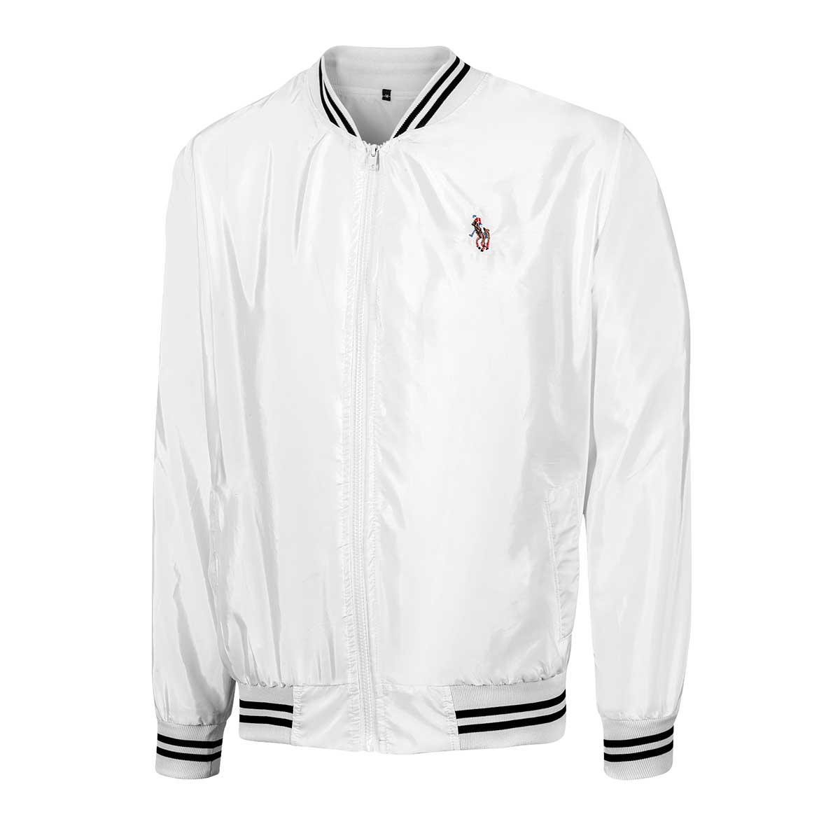 Foto 2 pulgar | Polo Houston Chamarra Para Hombre Blanco