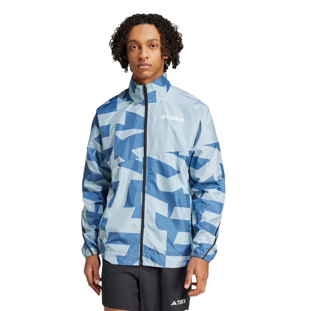 Foto 3 pulgar | Chamarra Mt Print Wind J Adidas para Hombre