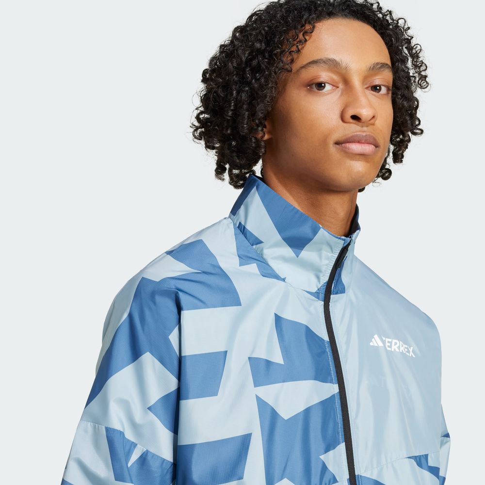 Foto 7 pulgar | Chamarra Mt Print Wind J Adidas para Hombre
