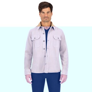Foto 1 | Chamarra Britos Jeans Hombre Mezclilla Beige 803677