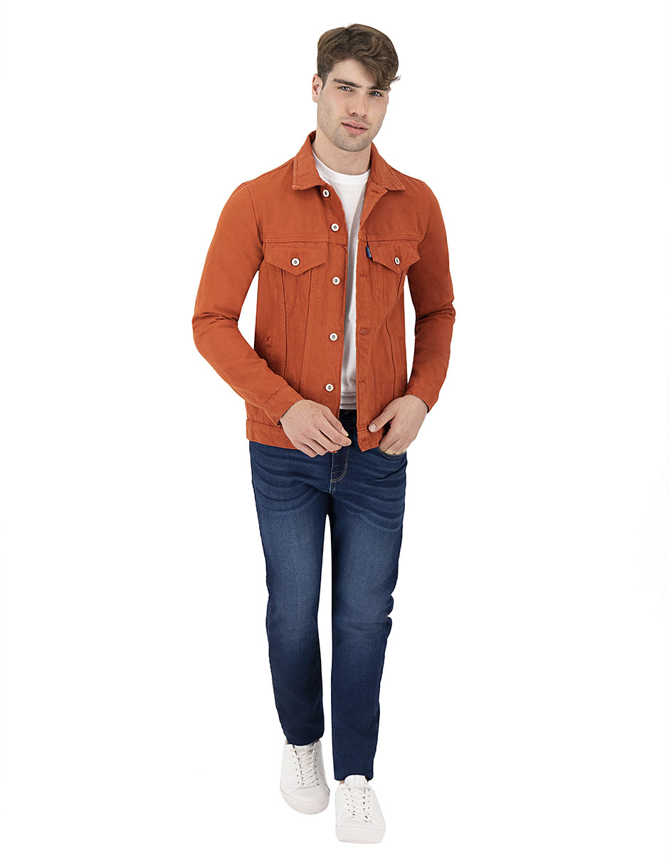 Foto 1 | Chamarra De Mezclilla Indicum Denim Brick Hombre