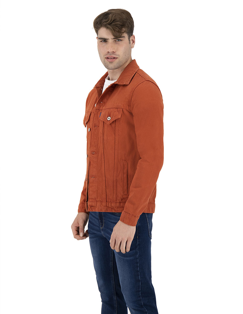 Foto 5 | Chamarra De Mezclilla Indicum Denim Brick Hombre