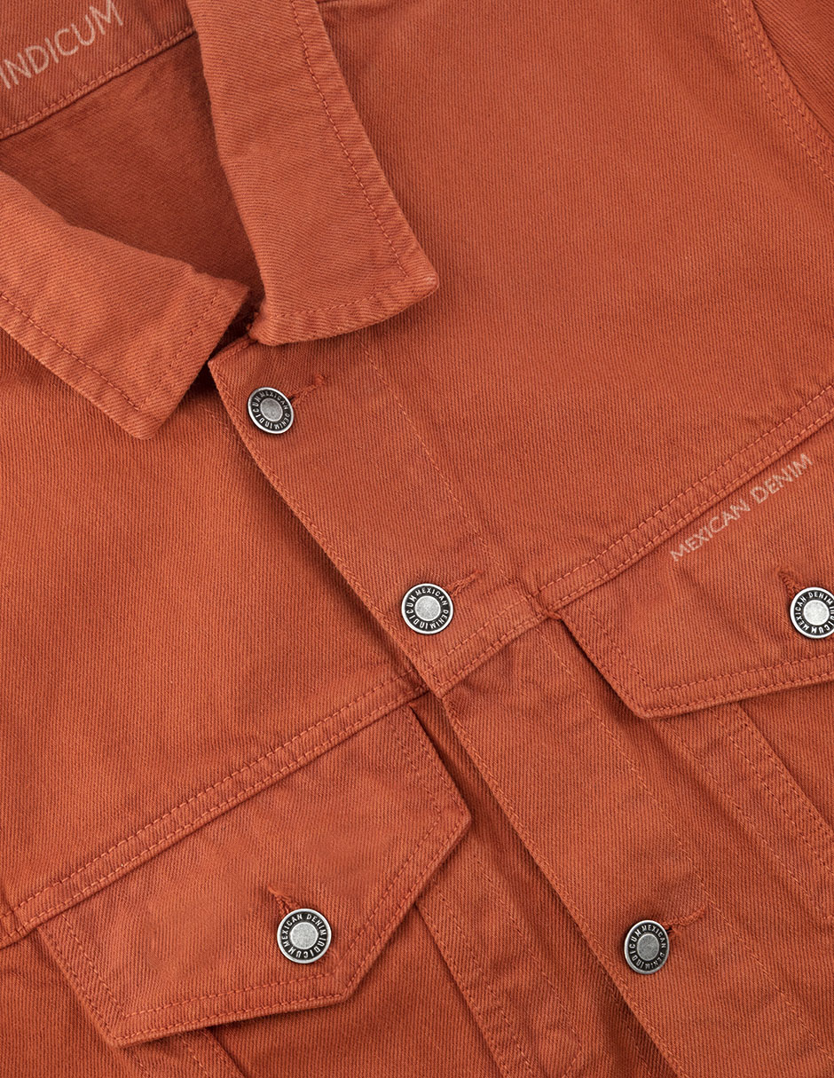 Foto 6 | Chamarra De Mezclilla Indicum Denim Brick Hombre