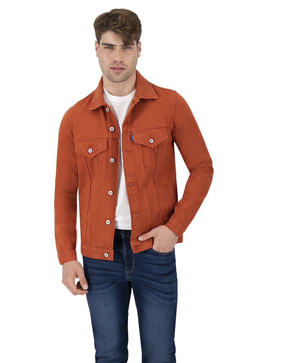 Foto 7 | Chamarra De Mezclilla Indicum Denim Brick Hombre