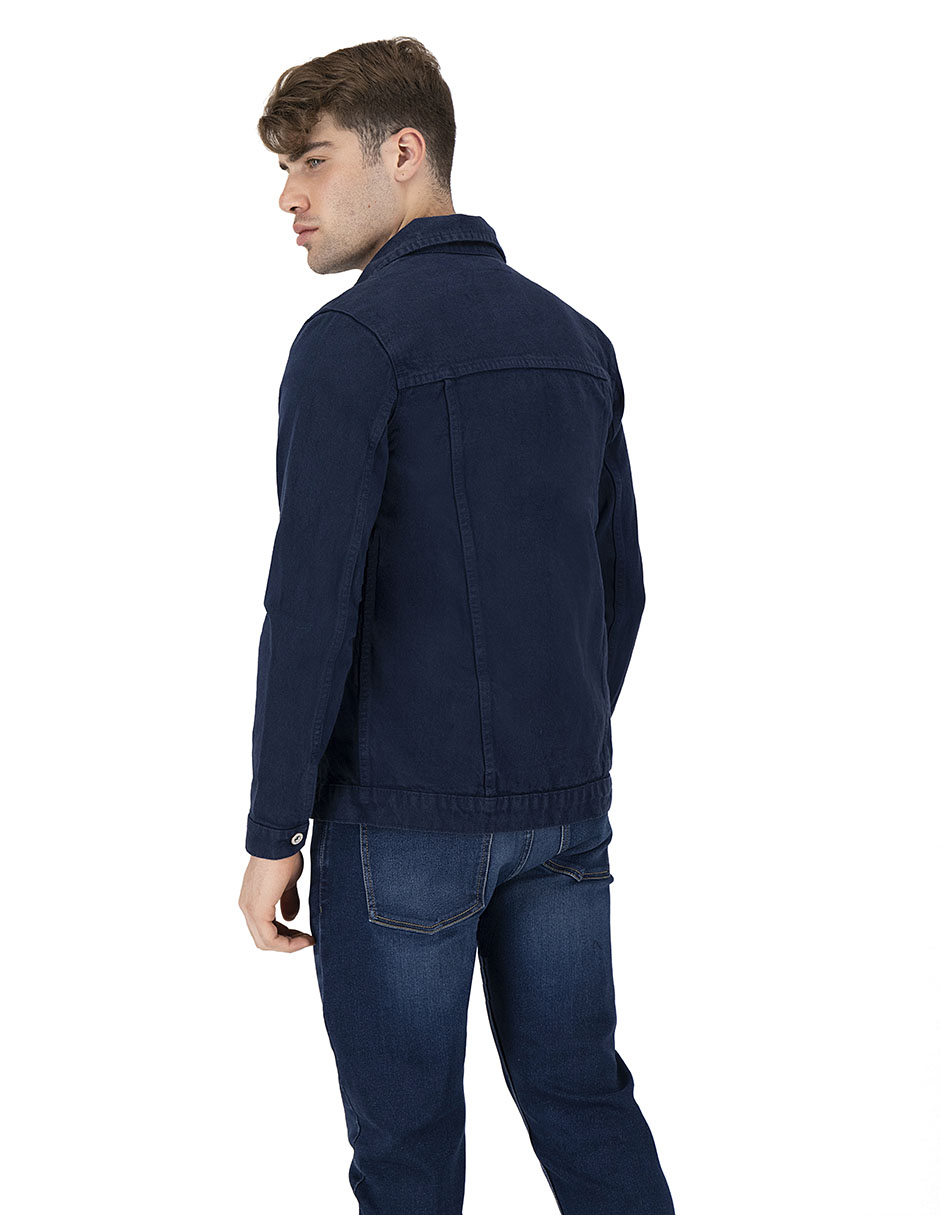Foto 3 pulgar | Chamarra De Mezclilla Indicum Denim Ocean Hombre