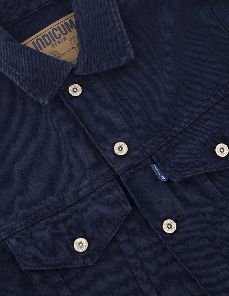 Foto 7 pulgar | Chamarra De Mezclilla Indicum Denim Ocean Hombre