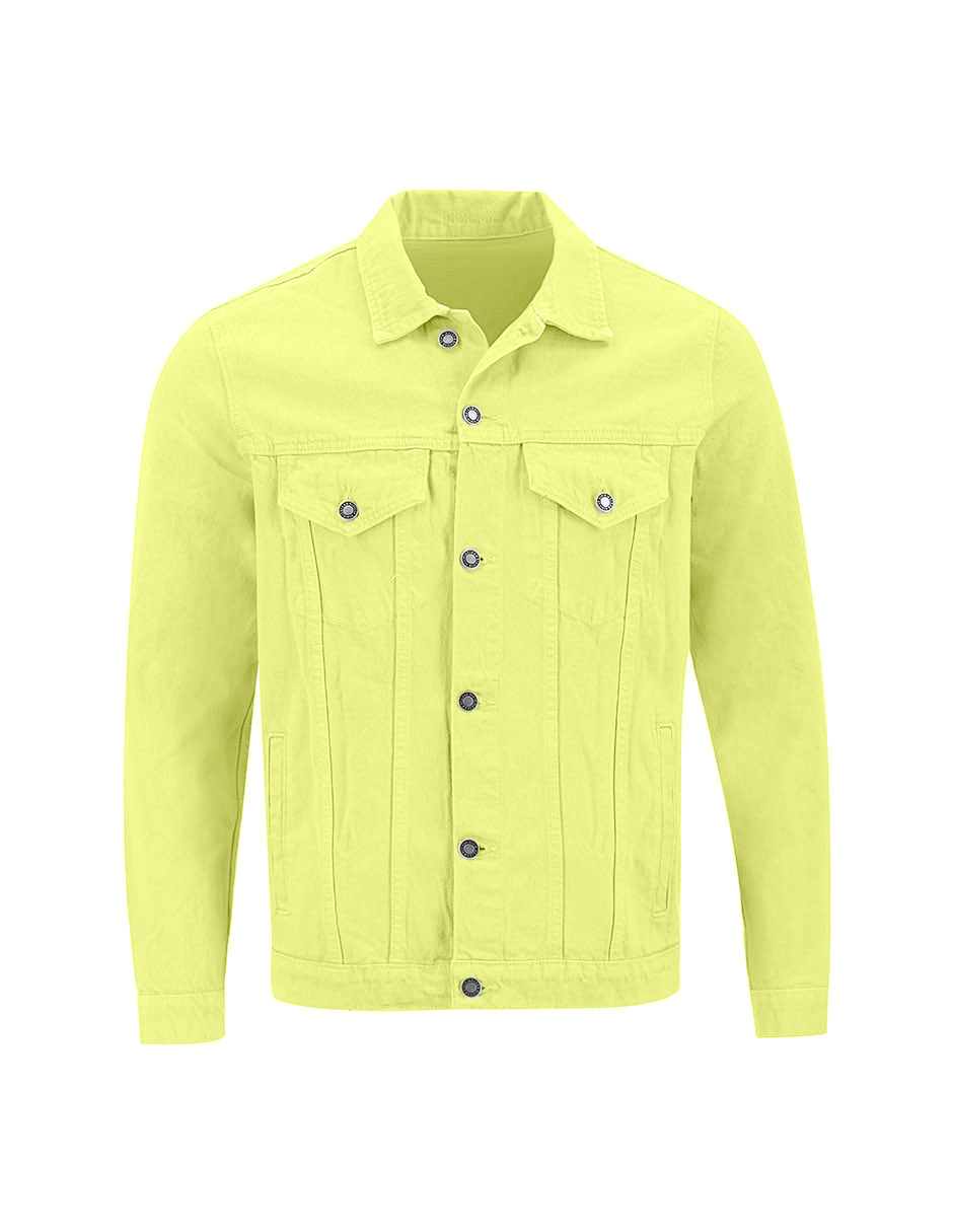 Foto 5 pulgar | Set De 2 Chamarras Indicum Denim Básicas Verde, High Hombre