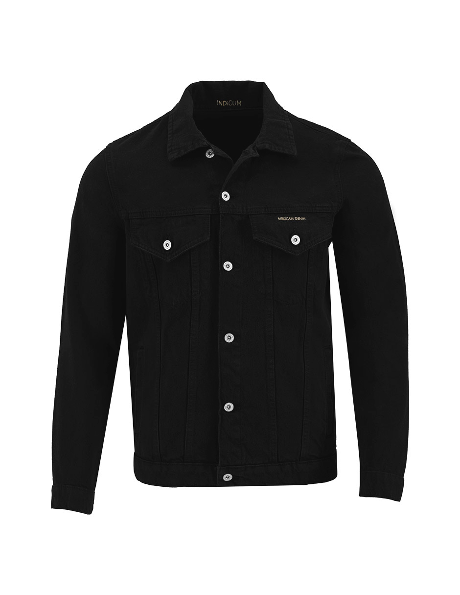 Foto 5 pulgar | Set De 2 Chamarras Indicum Denim Básicas Negro, High Hombre