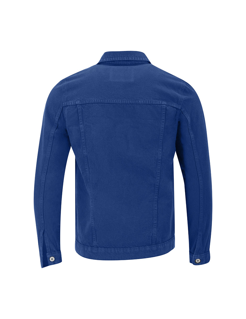 Foto 5 pulgar | Chamarra De Mezclilla Indicum Denim Indigo Hombre