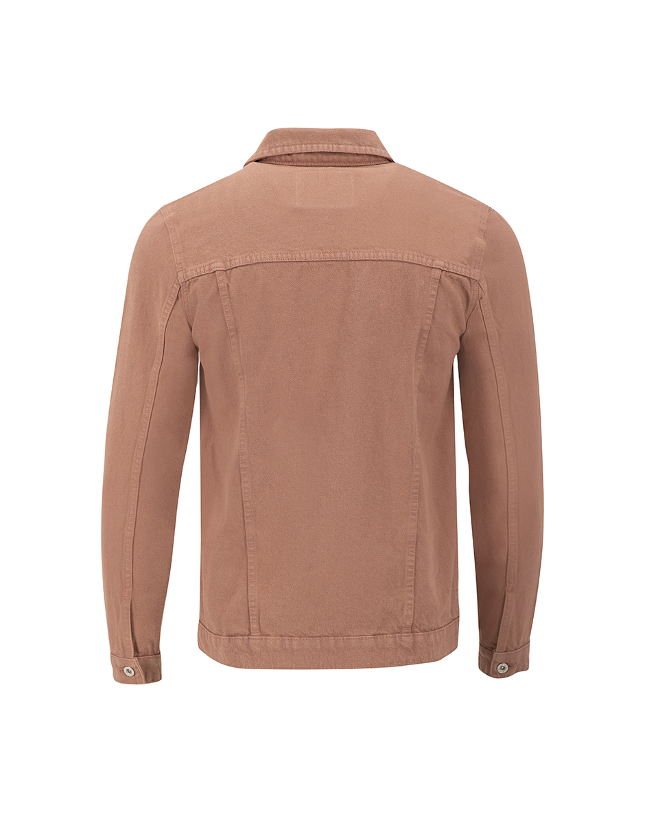 Foto 4 | Chamarra De Mezclilla Indicum Denim Pink Hombre
